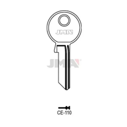 5 X CES CE-110 JMA / Schlüsselrohlinge/Key Blanks