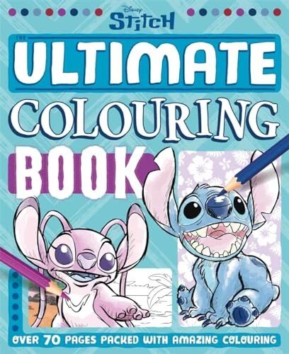 DISNEY STITCH: THE Ultimate Colouring Book, Walt Disney £6.35 - PicClick UK