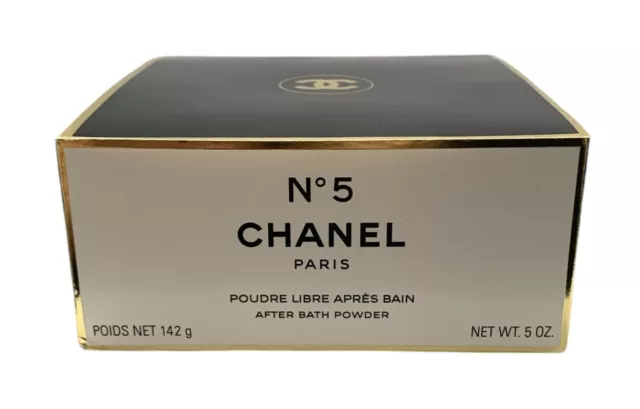 CHANEL N°5 Poudre Apres Bain de Luxe 💙🧡💛CHANEL No.5 POUDRE APRES BAIN DE LUXE 142g 5oz BODY
