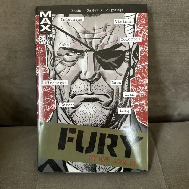 Fury: My War Gone By HC Marvel MAX 2014 Garth Ennis Goran Parlov