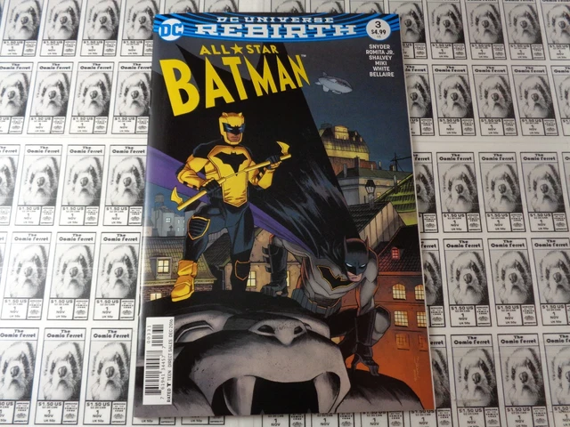 All Star Batman #3, Shalvey Variant CVR, Snyder/Romita, NM (2016) DC