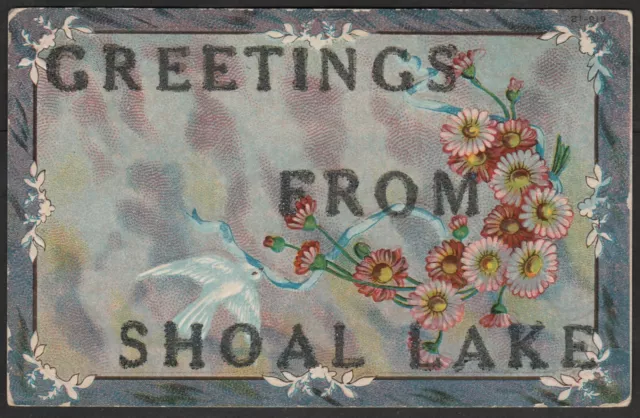 RPO POST CARD - 1909 - W'PEG. & YORKTON R.P.O. / No 1 - GRAY # WT-987 - RF = B