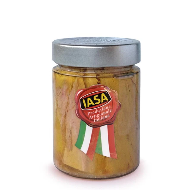 Filetti di Tonno in Olio Extra Vergine di Oliva Iasa Vaso Gourmet 300g