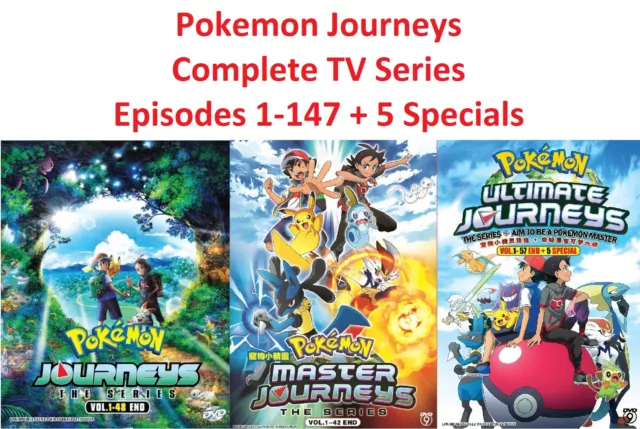 DVD Anime Pokemon Series Season 6 7 8 9 10 Epi 1-242 End English Dubbed  FedEx