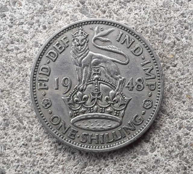 1 shilling british coin various dates(english crest lion standing) by coin_lover