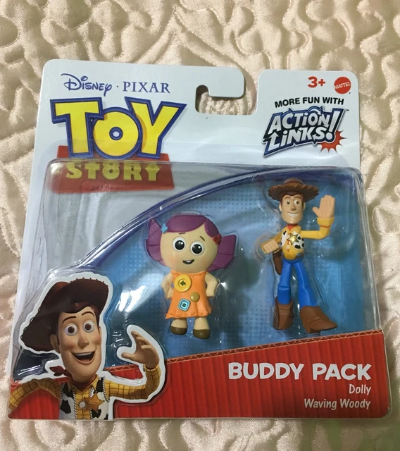 TOY STORY ACTION Links Buddy Pack Dolly Waving Woody