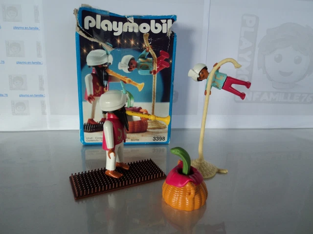 Playmobil 3398 Cirque fakir charmeur serpent 1991 en boîte