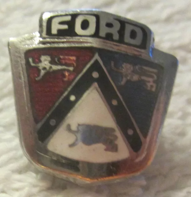 1 Ford Motor Co Lapel Screw on Button Pin badge,auto car ad,rare,old logo,VTG