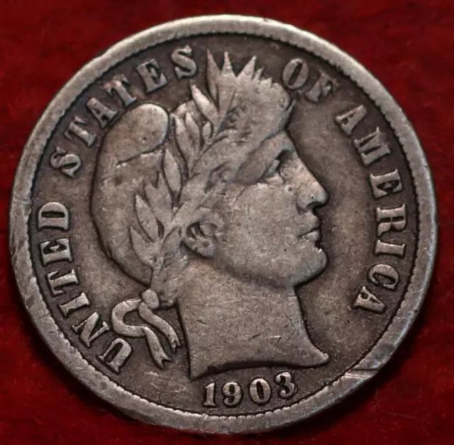 1903-O New Orleans Mint Silver Barber Dime
