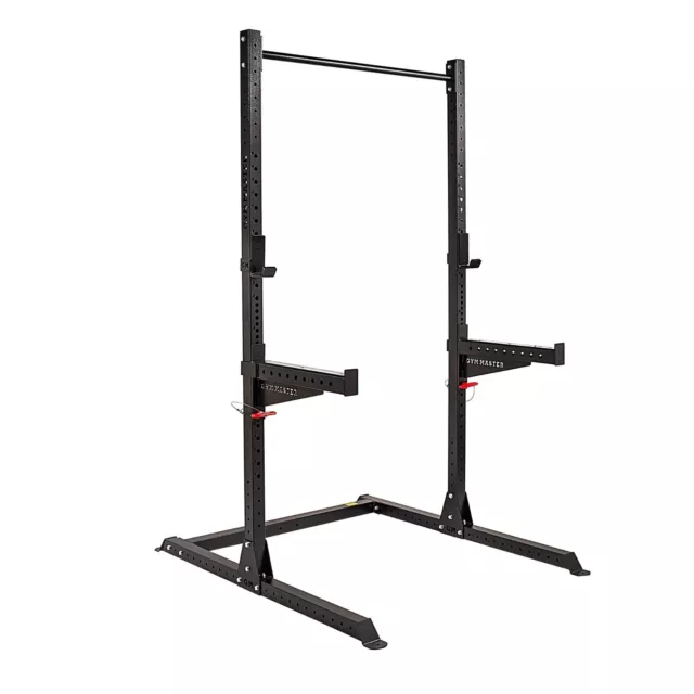 GM2 Half Power Rack Squat Cage Home Gym Weight Lifting Storage Power Spotter 3