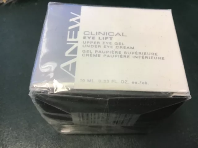 Avon Anew Clinical eye lift .33 oz each upper eye & lower gel new sealed