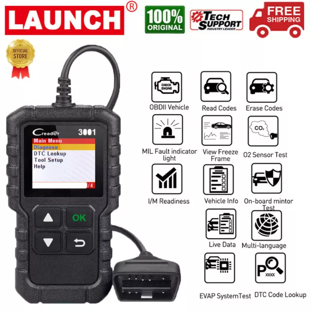 Automotive OBD Code Reader OBD2 Scanner Car Check Engine Fault Diagnostic Tools