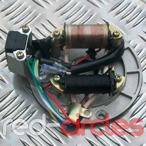 Yamaha PW80 Ignition Magneto Stator Coil Rotor – 2-Coil Wire Type