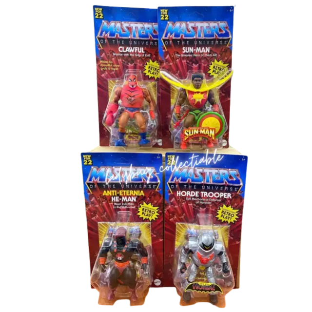 MOTU Retro 2022 Masters of the Universe Origins WAVE 8er-Set JETZT...