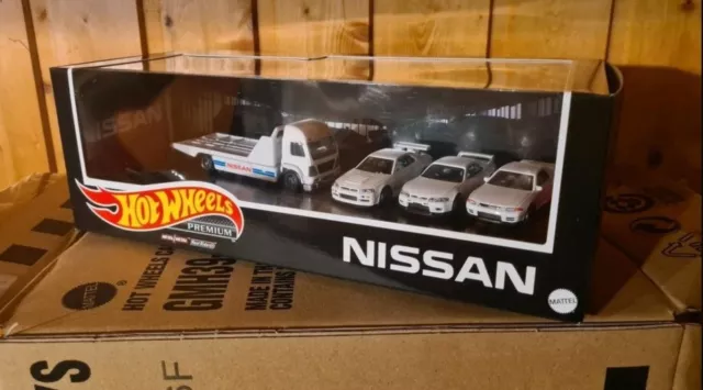 Nissan Skyline Gtr R34 R33 R32 Diorama Hotwheels Premium Set Sammler Ungeöffnet