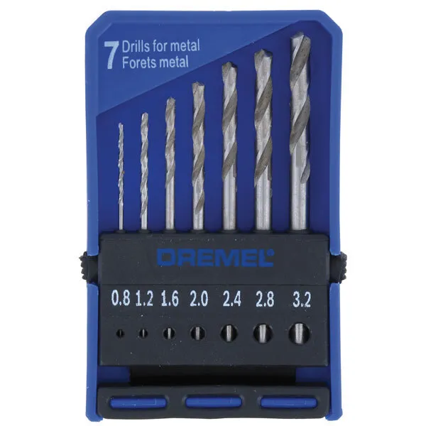 Dremel 2615062832 628 Precision Drill Bit Set - 7 Piece