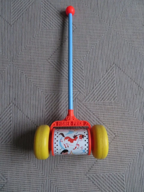 ANCIEN JOUET ROULEAU Musical Fisher Price 1972 EUR 15 00 PicClick FR