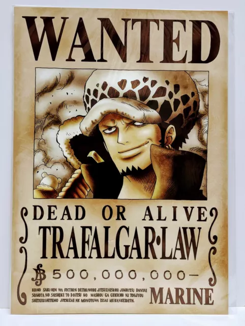 ONE PIECE WANTED POSTER GOL D ROGER　NEWS OFFICIAL MUGIWARA STORE