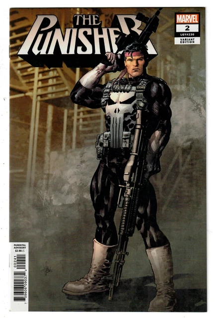 Punisher #2 LGY #230 - 1:25 Deodato Jr. Variant Cover (2018) Combined P&P Disc