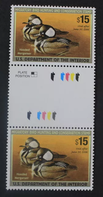 CKStamps: US Federal Duck Stamps Collection Scott#RW72 $15 Mint NH OG Gutter