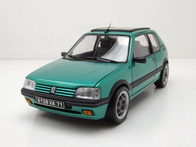 Norev Peugeot 205 GTi 1.9 1992 Miami Blue 1:18 - Figurine Voiture Collection