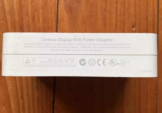 Genuine Apple A1096 65W Cinema Display Power Adapter - Used