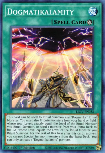 YGO LIOV-EN053 C Dogmatikalamity LIOV-EN053 Yu-gi-oh