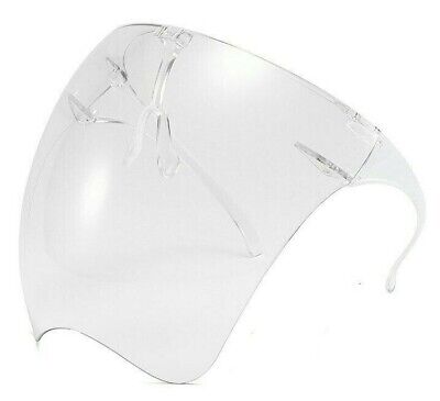 Clear Face Shield Mask Transparent Reusable Glasses Visor Anti Spray Fog Goggles