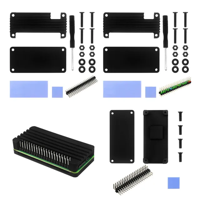 fr DIY Aluminum Alloy Shell Kit for Raspberry Pi Zero/Pi Zero 2W Cooling Enclosu