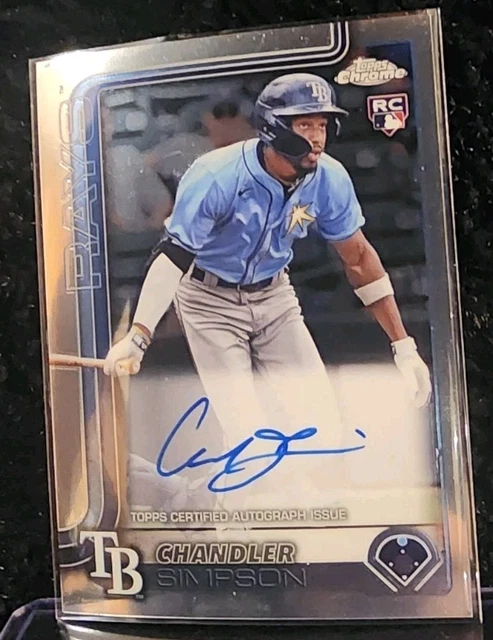 CHANDLER SIMPSON 2023 Topps Pro Debut Autograph Rays #Pd-184