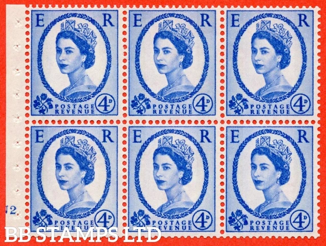 SG. 616a. SB111. 4d Deep Ultramarine. A fine mounted mint cylinder " N2 n B45624