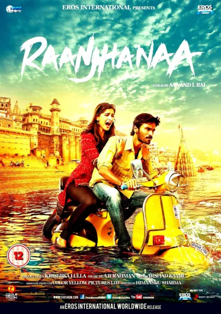 Raanjhanaa - Violette Kapoor,Abhay Deol - Neuf Bollywood DVD - Anglais