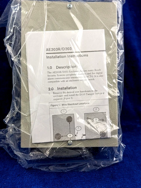Bosch Enclosure Security Systems Module AE203R/D203 - See Photos - NEW