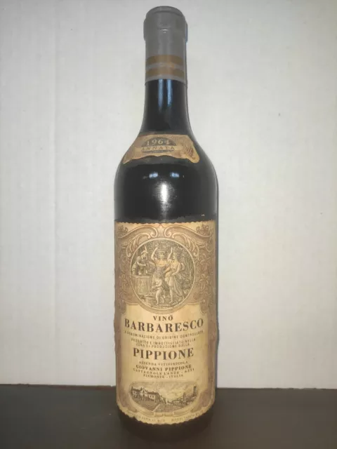 Vino Barbaresco Giovanni Pippione - 1964 - Nuovo - Condizioni eccellenti - 72 CL