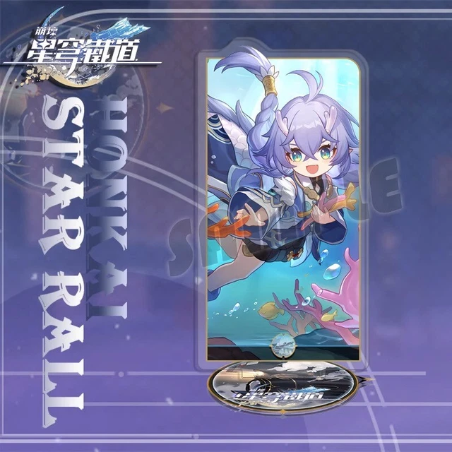 Anime Honkai: Star Rail Bailu Cosplay Acrylic Stand Figure Display Model Gift