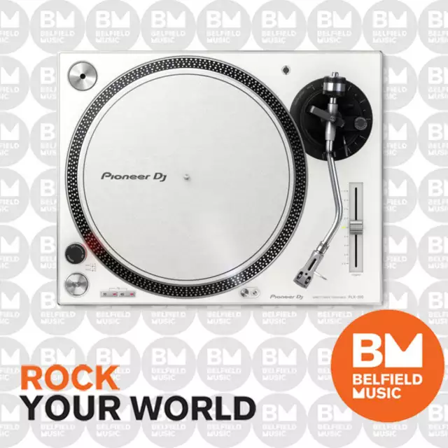 Pioneer PLX-500W Turntable White PLX500W - Brand New - Belfield Music