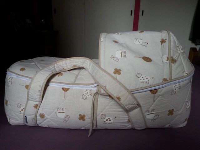Couffin bébé souple coton Naissance "CANDIDE" + Cadeau