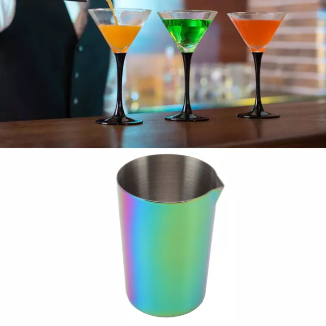 (Dazzling)Bartending Cup Dishwasher Safe Rust Proof Stainless Steel Cocktail SN