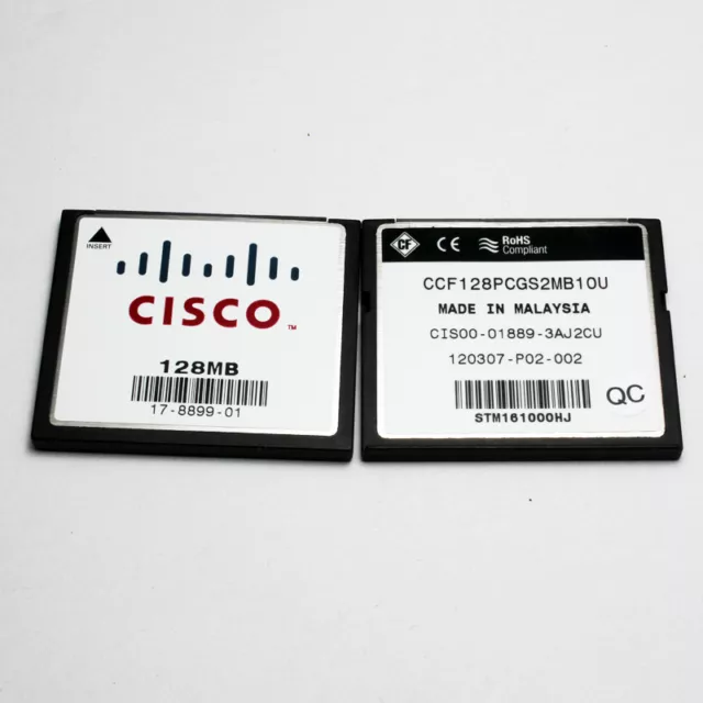 Tarjeta CompactFlash Cisco 128 MB CISCO 128 MB Tarjeta CF Grado Industrial