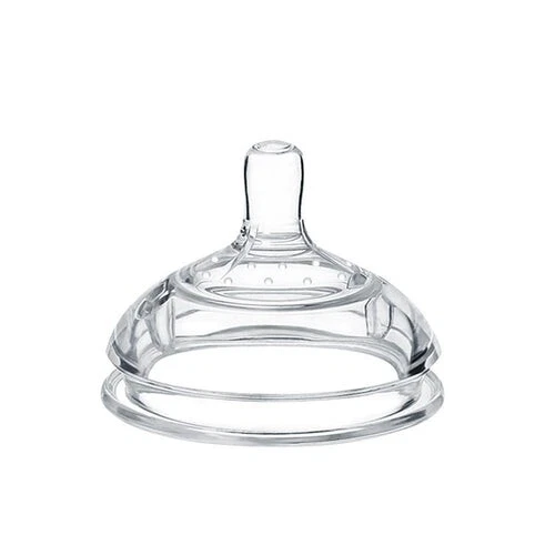 Haakaa Silicone Bottle Anti-Colic Nipple, 2pcs - Large