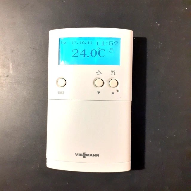 THERMOSTAT D'AMBIANCE PROGRAMMABLE Viessmann Vitotrol 100 Utdb EUR 39