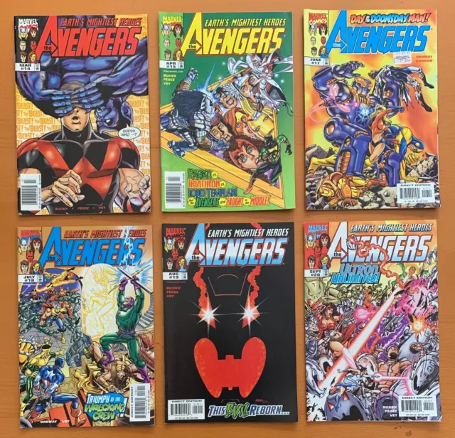 Avengers job lot of 39 x comics between #14 and 69 (Marvel 1999) 39 x comics