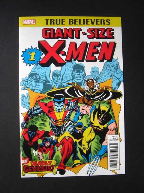 True Believers: Giant Size X-Men #1 2017 NM High Grade Marvel Comic UNREAD
