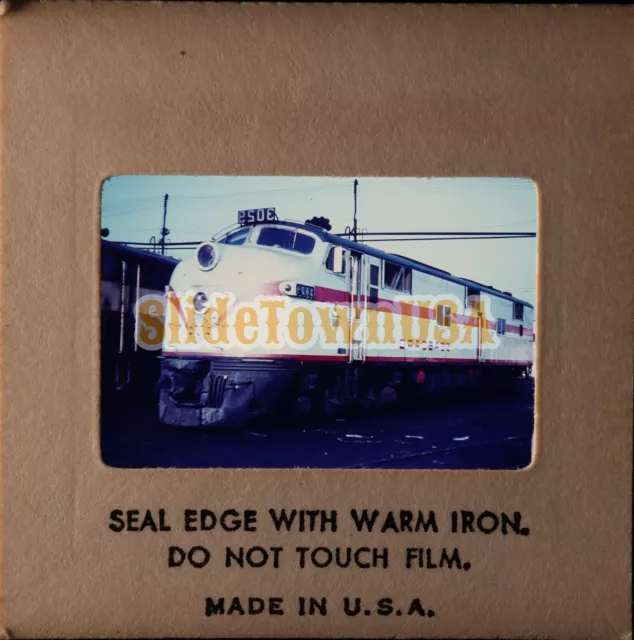Vtg Duplicate Train Slide 3029 Seaboard Railroad Engine Tampa FL X6P013 3