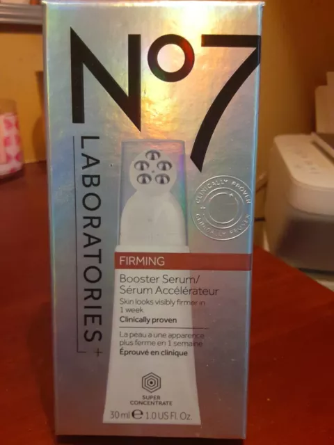 No7 Laboratories Firming Booster Serum 1 fl oz New in Box MSRP $43