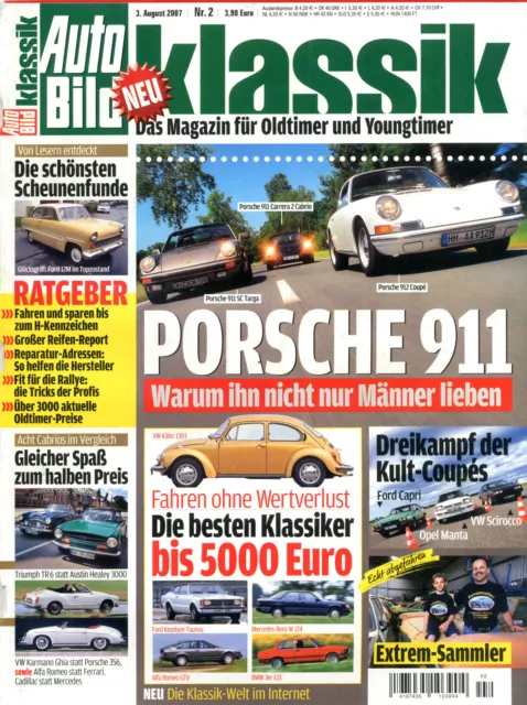 Auto Bild klassik 2/2007 (Aug. 2007), guter Zustand!