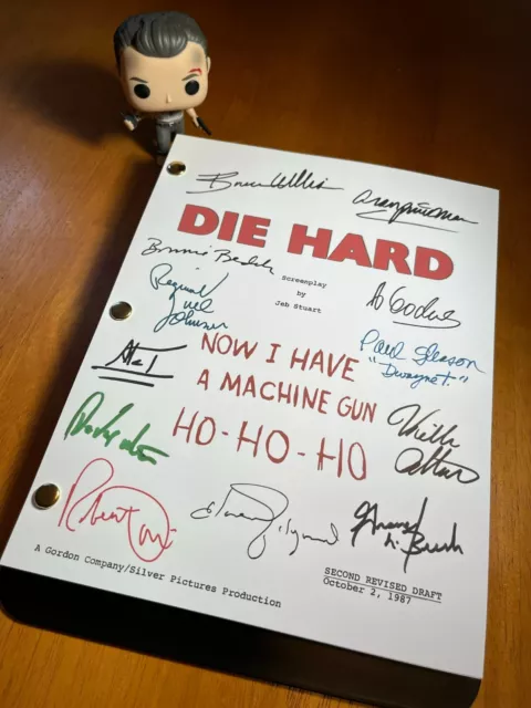 Die Hard Script Cast-Signed - Autograph Reprints - 125 Pages - John McClane