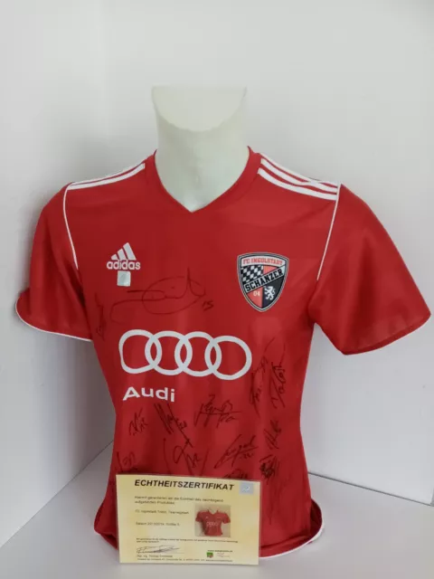 FC Ingolstadt Trikot 13/14 Teamsigniert Autogramm Fußball Bundesliga Adidas S