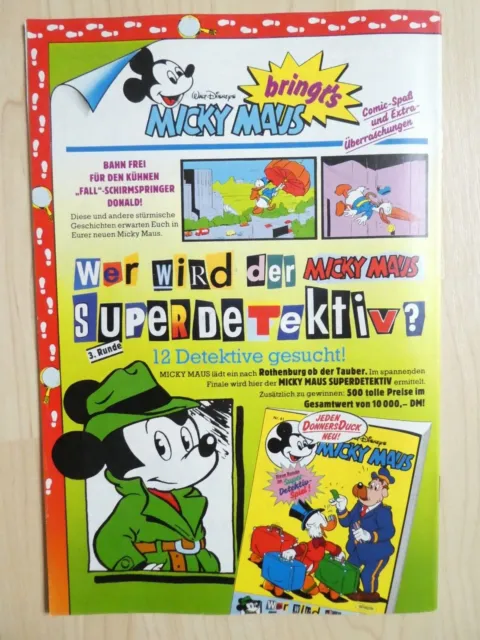 Walt Disneys Micky Maus Heft Nr. 40 vom 25.9.1986 2