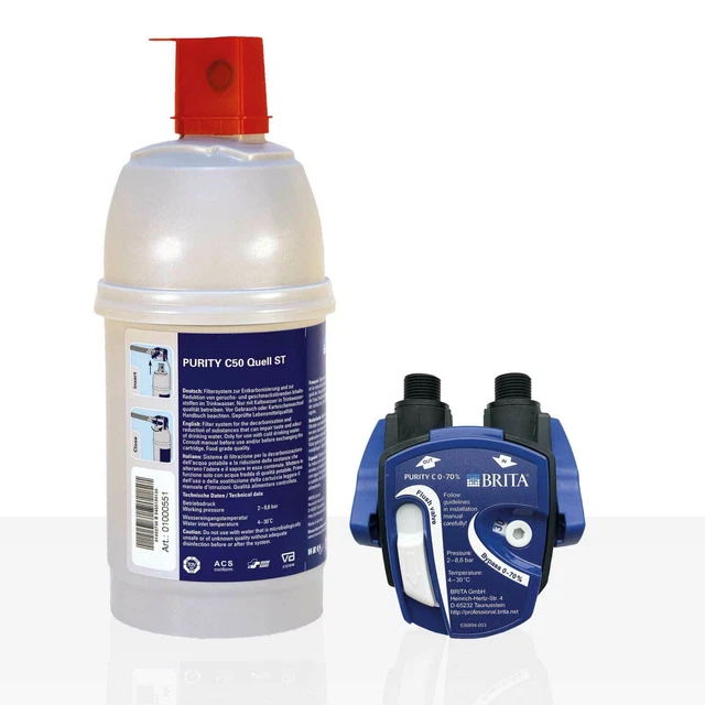 Brita Purity C 50 Quell ST Set Filterkopf und Filterkartusche